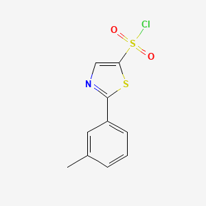 2-(3-methylphenyl)-1,3-thiazole-5-sulfonyl chloride
