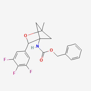 benzyl N-[1-methyl-3-(3,4,5-trifluorophenyl)-2-oxabicyclo[2.1.1]hexan-4-yl]carbamate