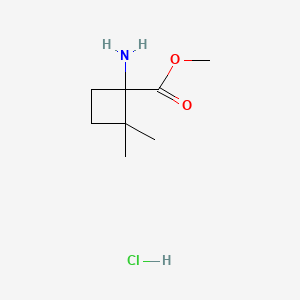 methyl 1-amino-2,2-dimethylcyclobutane-1-carboxylate hydrochloride