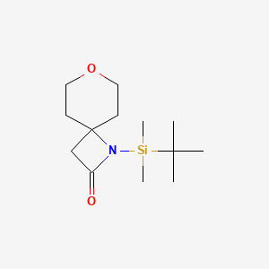1-(tert-butyldimethylsilyl)-7-oxa-1-azaspiro[3.5]nonan-2-one