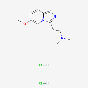 (2-{6-methoxyimidazo[1,5-a]pyridin-3-yl}ethyl)dimethylamine dihydrochloride