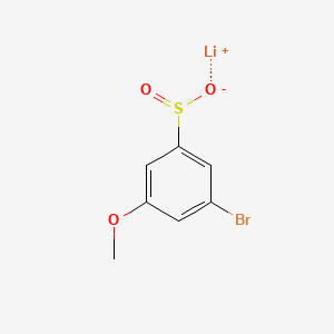molecular formula C7H6BrLiO3S B6610412 lithium(1+) 3-bromo-5-methoxybenzene-1-sulfinate CAS No. 2763777-64-4