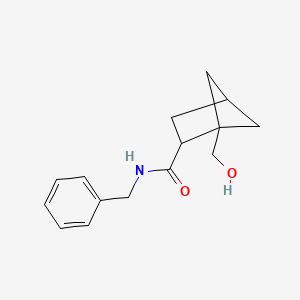N-benzyl-1-(hydroxymethyl)bicyclo[2.1.1]hexane-2-carboxamide