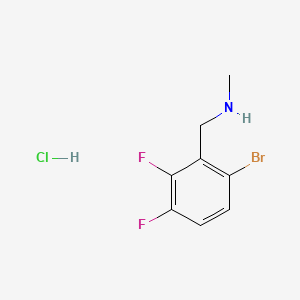 molecular formula C8H9BrClF2N B6610580 [(6-bromo-2,3-difluorophenyl)methyl](methyl)amine hydrochloride CAS No. 2866307-76-6