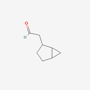 molecular formula C8H12O B6610589 2-{bicyclo[3.1.0]hexan-2-yl}acetaldehyde CAS No. 2282848-01-3