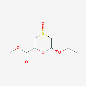 B066106 1,4-Oxathiin-2-carboxylicacid,6-ethoxy-5,6-dihydro-,methylester,4-oxide,cis-(9CI) CAS No. 193743-79-2