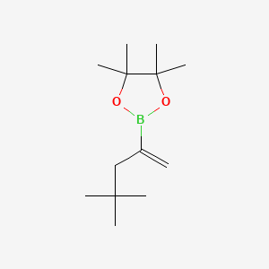 molecular formula C13H25BO2 B6610649 2-(4,4-dimethylpent-1-en-2-yl)-4,4,5,5-tetramethyl-1,3,2-dioxaborolane CAS No. 1429767-12-3
