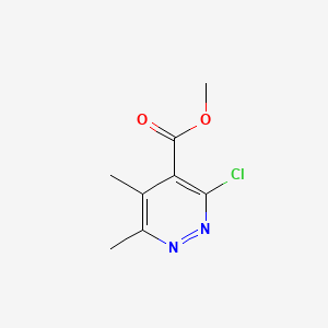 molecular formula C8H9ClN2O2 B6610661 methyl 3-chloro-5,6-dimethylpyridazine-4-carboxylate CAS No. 2322700-07-0