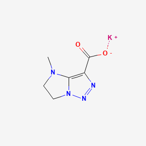 molecular formula C6H7KN4O2 B6610709 potassium 4-methyl-4H,5H,6H-imidazo[1,2-c][1,2,3]triazole-3-carboxylate CAS No. 2866308-53-2
