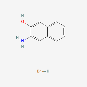 molecular formula C10H10BrNO B6610725 3-aminonaphthalen-2-ol hydrobromide CAS No. 56961-70-7