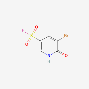 molecular formula C5H3BrFNO3S B6610769 5-bromo-6-hydroxypyridine-3-sulfonyl fluoride CAS No. 2866335-47-7