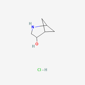 molecular formula C6H12ClNO B6610788 2-azabicyclo[3.1.1]heptan-4-ol hydrochloride CAS No. 2866318-54-7