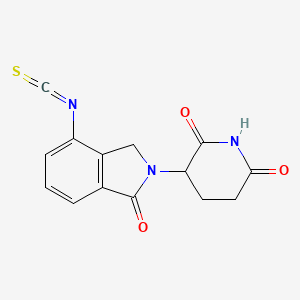 3-(4-isothiocyanato-1-oxo-2,3-dihydro-1H-isoindol-2-yl)piperidine-2,6-dione