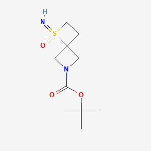 molecular formula C10H18N2O3S B6610807 tert-butyl 1-imino-1-oxo-1lambda6-thia-6-azaspiro[3.3]heptane-6-carboxylate CAS No. 2866334-54-3