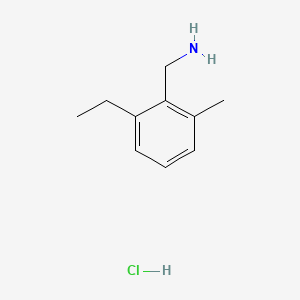 (2-ethyl-6-methylphenyl)methanamine hydrochloride