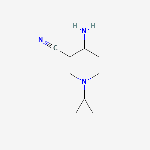 4-amino-1-cyclopropylpiperidine-3-carbonitrile