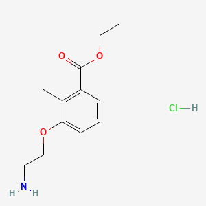 ethyl 3-(2-aminoethoxy)-2-methylbenzoate hydrochloride