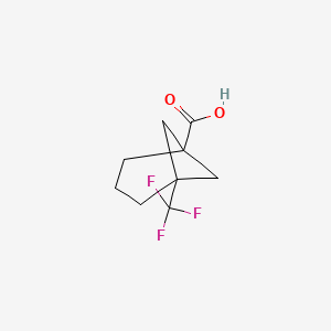 5-(trifluoromethyl)bicyclo[3.1.1]heptane-1-carboxylic acid