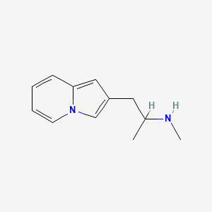 molecular formula C12H16N2 B6610979 [1-(indolizin-2-yl)propan-2-yl](methyl)amine CAS No. 2866323-49-9