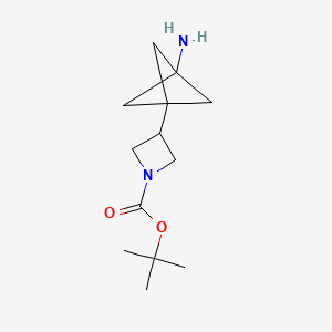 tert-butyl 3-{3-aminobicyclo[1.1.1]pentan-1-yl}azetidine-1-carboxylate