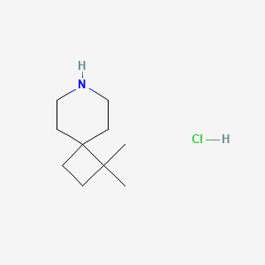 molecular formula C10H20ClN B6610995 1,1-dimethyl-7-azaspiro[3.5]nonane hydrochloride CAS No. 2866335-76-2