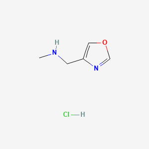 methyl[(1,3-oxazol-4-yl)methyl]amine hydrochloride