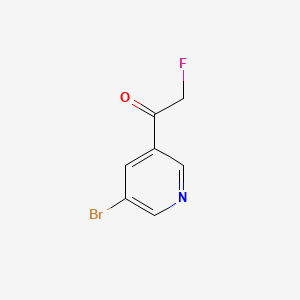 1-(5-bromopyridin-3-yl)-2-fluoroethan-1-one