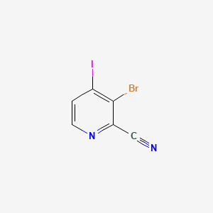 molecular formula C6H2BrIN2 B6611058 3-bromo-4-iodopyridine-2-carbonitrile CAS No. 2866308-37-2