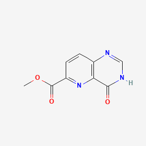 molecular formula C9H7N3O3 B6611122 methyl 4-oxo-3H,4H-pyrido[3,2-d]pyrimidine-6-carboxylate CAS No. 2383007-42-7
