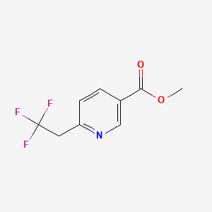 methyl 6-(2,2,2-trifluoroethyl)pyridine-3-carboxylate