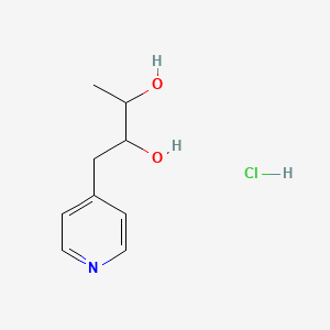1-(pyridin-4-yl)butane-2,3-diol hydrochloride