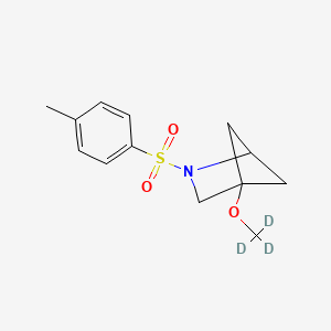 molecular formula C13H17NO3S B6611203 4-(2H3)methoxy-2-(4-methylbenzenesulfonyl)-2-azabicyclo[2.1.1]hexane CAS No. 2763760-39-8