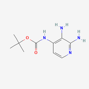 molecular formula C10H16N4O2 B6611213 tert-butyl N-(2,3-diaminopyridin-4-yl)carbamate CAS No. 2763750-69-0