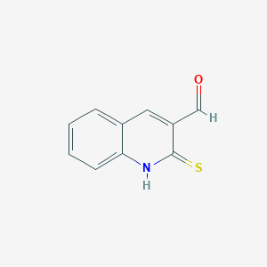 molecular formula C10H7NOS B6611392 2-巯基喹啉-3-甲醛 CAS No. 51925-41-8