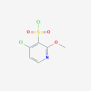 molecular formula C6H5Cl2NO3S B6611400 4-chloro-2-methoxypyridine-3-sulfonyl chloride CAS No. 219715-42-1