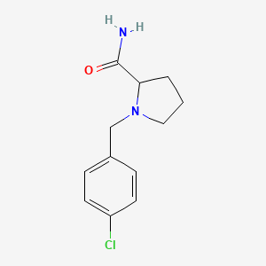 molecular formula C12H15ClN2O B6611422 2-Carbamoyl-1-(4-chlorobenzyl)pyrrolidine CAS No. 226249-98-5