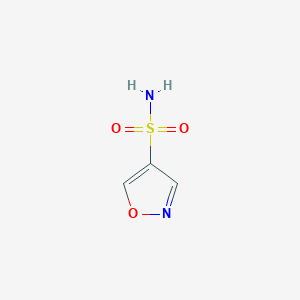 molecular formula C3H4N2O3S B6611430 1,2-噁唑-4-磺酰胺 CAS No. 1936283-82-7