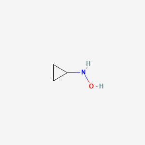 molecular formula C3H7NO B6611442 N-cyclopropylhydroxylamine CAS No. 435270-09-0