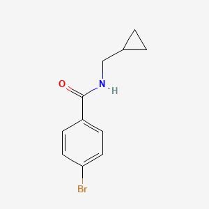 B6611449 4-Bromo-N-cyclopropylmethylbenzamide CAS No. 306745-65-3