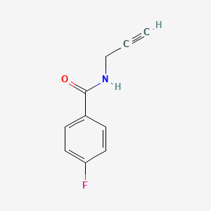 molecular formula C10H8FNO B6611476 4-Fluoro-N-prop-2-ynylbenzamide CAS No. 82225-36-3