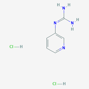 molecular formula C6H10Cl2N4 B6611500 N-(pyridin-3-yl)guanidine dihydrochloride CAS No. 181650-59-9