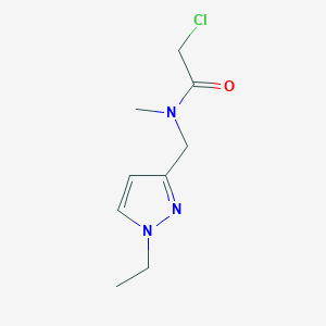 2-chloro-N-[(1-ethyl-1H-pyrazol-3-yl)methyl]-N-methylacetamide