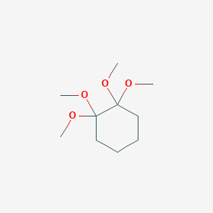molecular formula C10H20O4 B066116 1,1,2,2-四甲氧基环己烷 CAS No. 163125-34-6