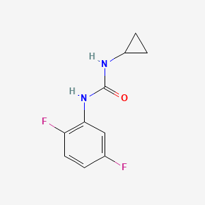 molecular formula C10H10F2N2O B6611610 N-Cyclopropyl-N'-(2,5-difluorophenyl)urea CAS No. 81356-60-7