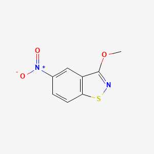 1,2-Benzisothiazole, 3-methoxy-5-nitro-