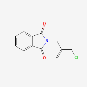 molecular formula C12H10ClNO2 B6611619 2-[2-(chloromethyl)prop-2-en-1-yl]-2,3-dihydro-1H-isoindole-1,3-dione CAS No. 128490-15-3
