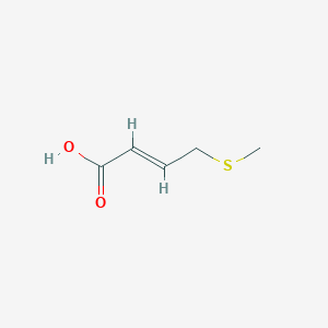 molecular formula C5H8O2S B6611647 4-(methylsulfanyl)but-2-enoic acid CAS No. 81085-35-0