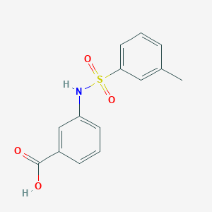 molecular formula C14H13NO4S B6611690 3-[(3-Methylbenzene-1-sulfonyl)amino]benzoic acid CAS No. 885269-71-6