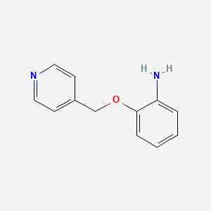 molecular formula C12H12N2O B6611695 2-[(pyridin-4-yl)methoxy]aniline CAS No. 105326-58-7