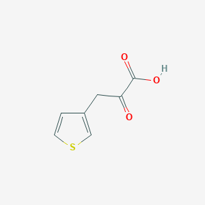 molecular formula C7H6O3S B6611697 2-oxo-3-(thiophen-3-yl)propanoic acid CAS No. 13781-71-0